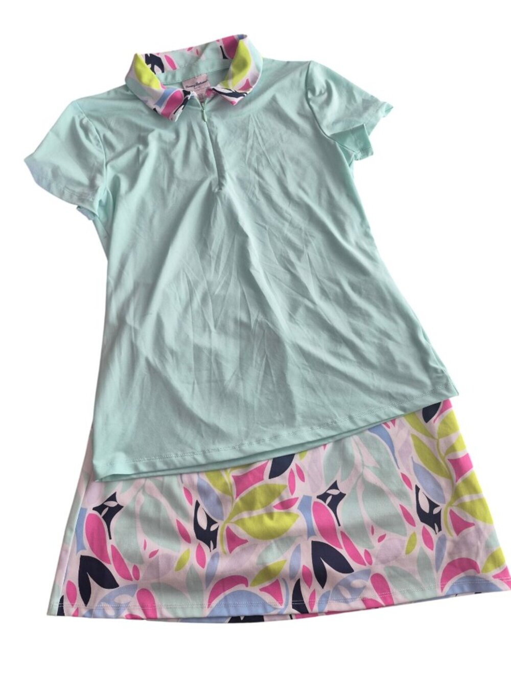 Tommy Bahama Golf Polo Shirt S & Skirt XS Set S/XS